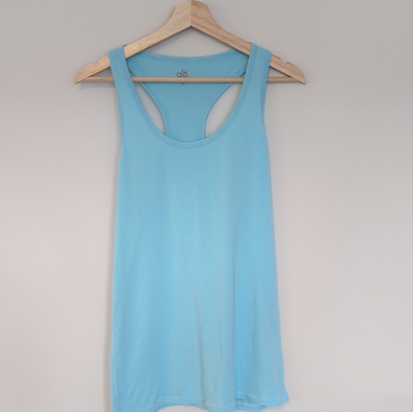 ALO Yoga Tops - ALO CoolFit Racerback Tank Top XXL Bamboo Athletic Athleisure Running Gym Yoga